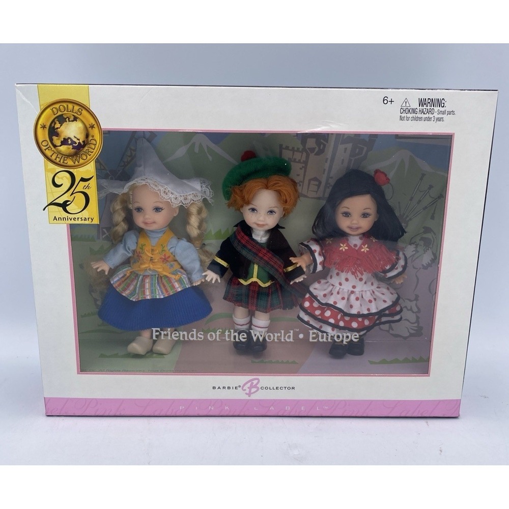 Kelly & Friends of the World Europe Holland, Ireland, Spain Doll Set NIB